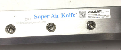 New – Open box Exair 1085411 Super Air Knife, Length: 12", 250 PSIG Max, Rev A, 40:1 Amp Ratio