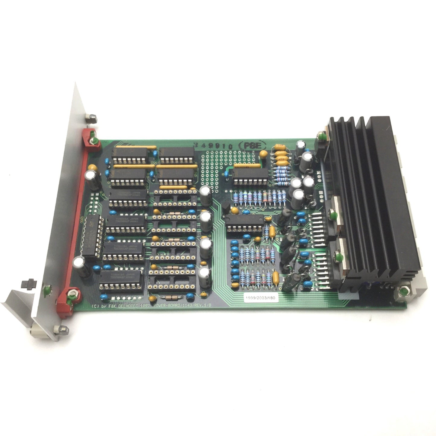 Used F&K Delvotec 1997 Power-Board/1143/REV.01/A Power Board Assembly
