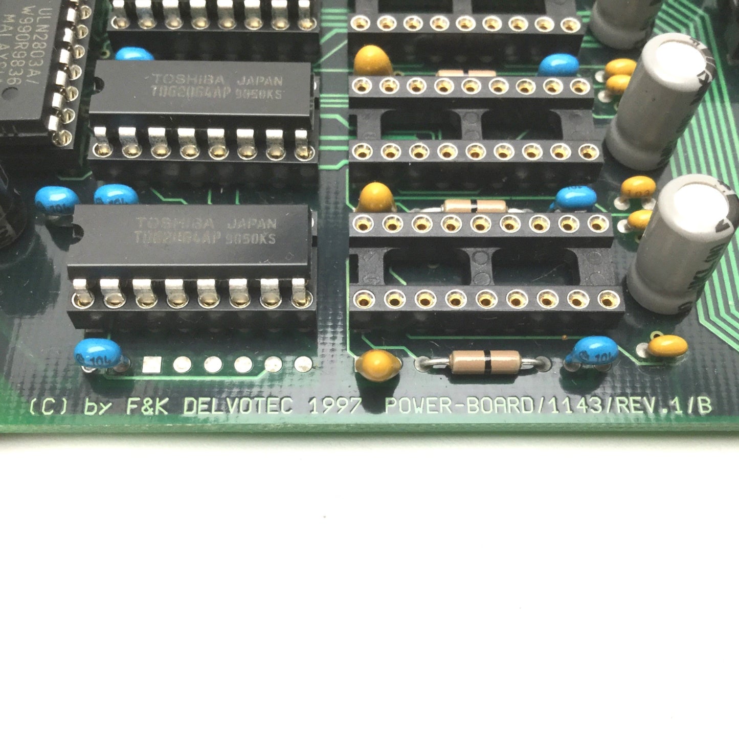 Used F&K Delvotec 1997 Power-Board/1143/REV.01/A Power Board Assembly