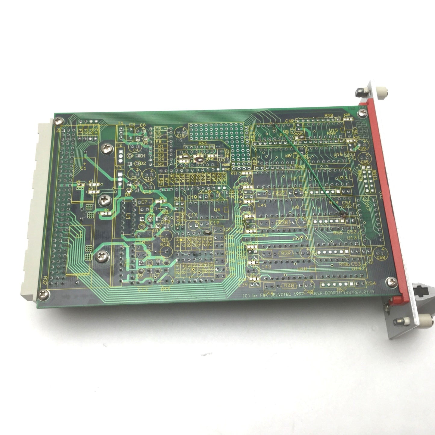 Used F&K Delvotec 1997 Power-Board/1143/REV.01/A Power Board Assembly