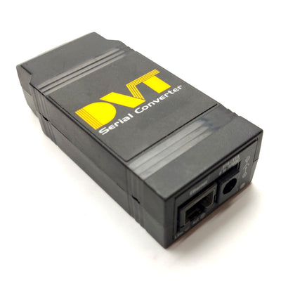 Used DVT CON-ETS Ethernet to Serial Converter, RS-232, 422, 485, RJ45 to DB9, 9-30VDC