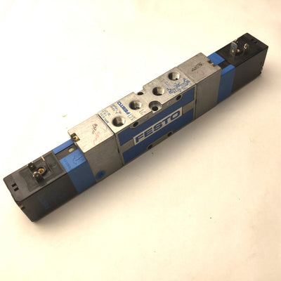 Used Festo MVH-5/3G-1/8-B Solenoid Valve, 20.4-26.4VDC, 3-Position 5-Port