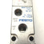 Used Festo MVH-5/3G-1/8-B Solenoid Valve, 20.4-26.4VDC, 3-Position 5-Port