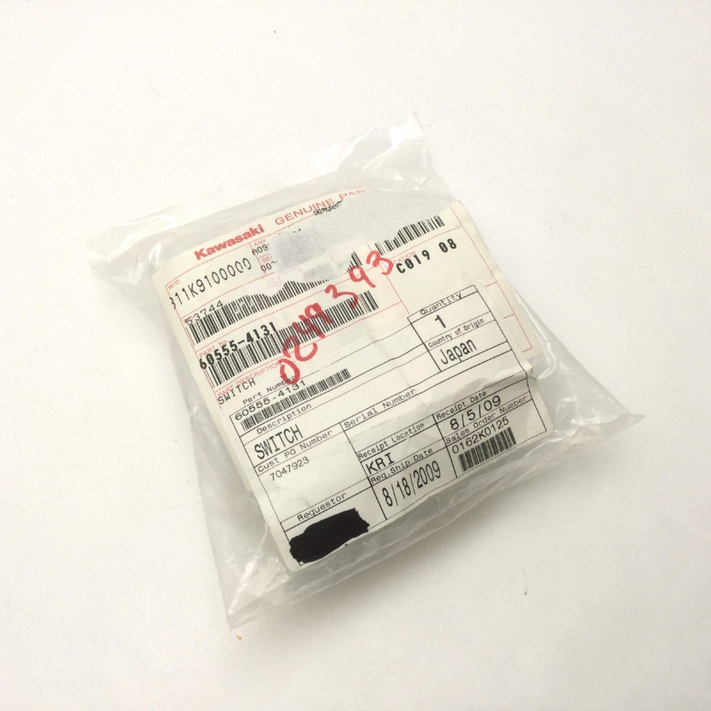 New Kawasaki Genuine Parts 60555-4131 Fuji Electric AR22PR-211B Teach/Repeat Switch