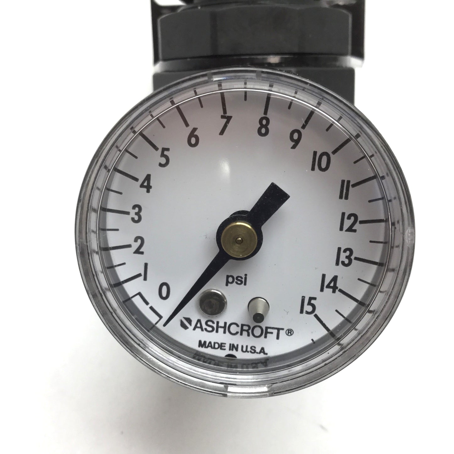 Used TPC UPR2000 Air Regulator, Set Pressure: 7-120psi, 1/8" NPT, With 0-15psi Gauge