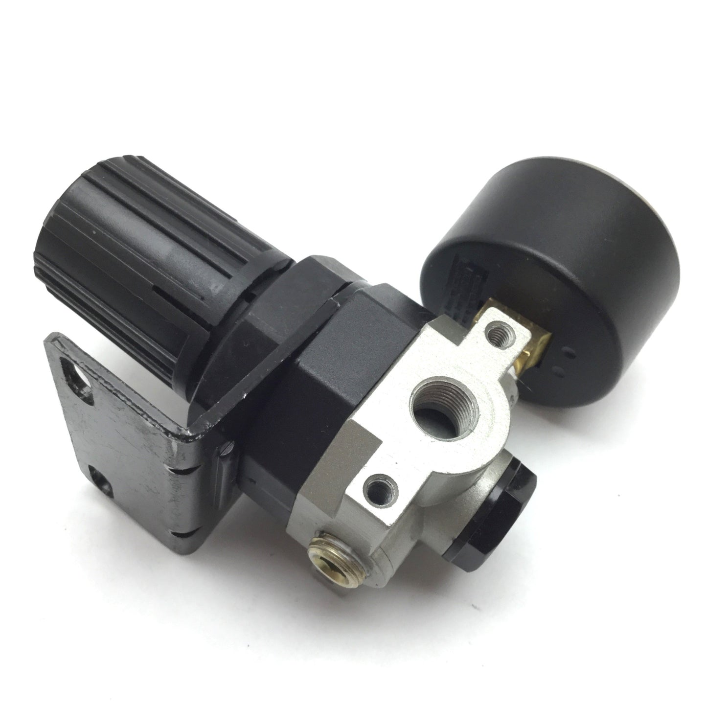Used TPC UPR2000 Air Regulator, Set Pressure: 7-120psi, 1/8" NPT, With 0-15psi Gauge