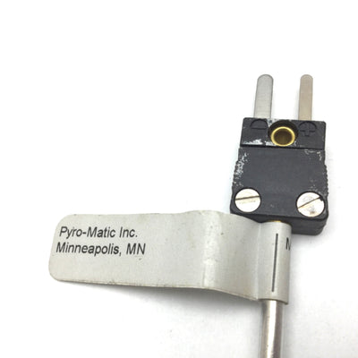 Used Pyro-Matic MQJ0U-GT24A-00-T Thermocouple, Length: 24", OD: 0.125", Type J