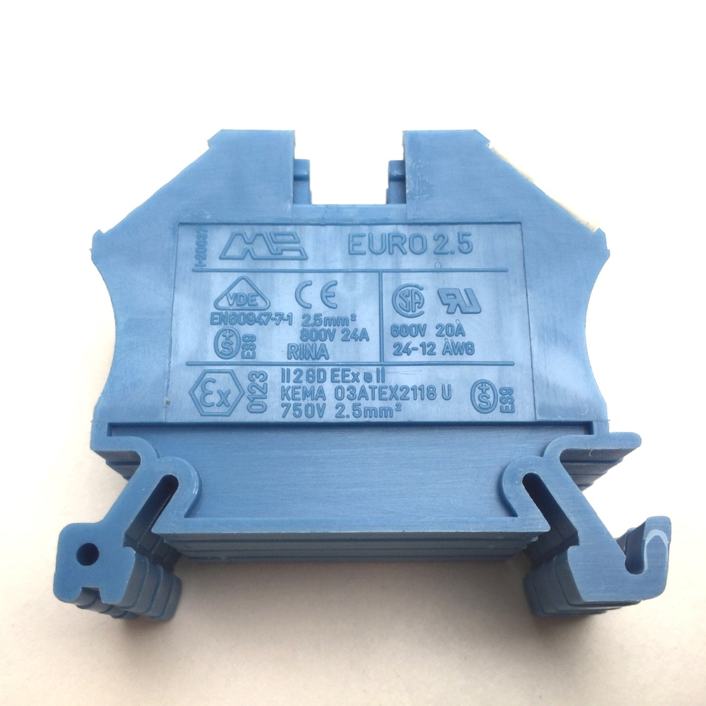 Used Lot of 52 DINnectors Terminal Block 40x EURO 2.5 10x EURO 4 2x EURO E4 Ground