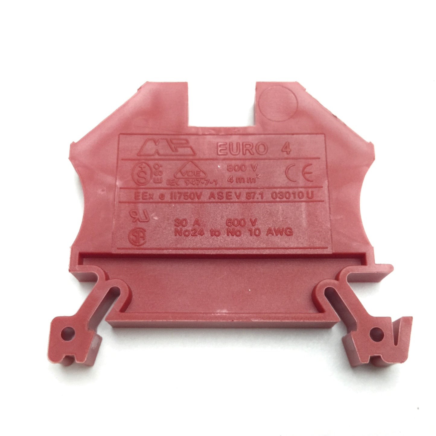 Used Lot of 52 DINnectors Terminal Block 40x EURO 2.5 10x EURO 4 2x EURO E4 Ground