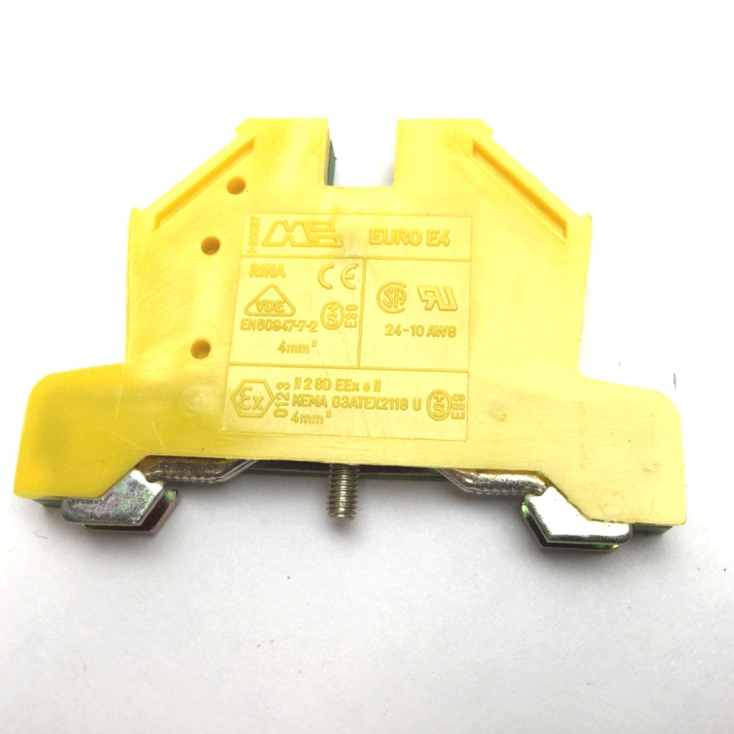 Used Lot of 52 DINnectors Terminal Block 40x EURO 2.5 10x EURO 4 2x EURO E4 Ground