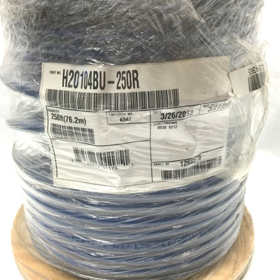 New Eaton H20104BU-250R Industrial Easy Couple 1/4"ID Hose, 250ft, 300psi, Air/Water