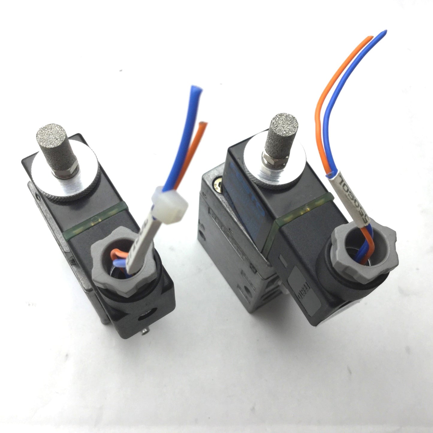Used Lot of 2 Festo MFH-3-1/8 Solenoid Valve, 2-Pos 3-Way, With MSFG-24/42-50/60