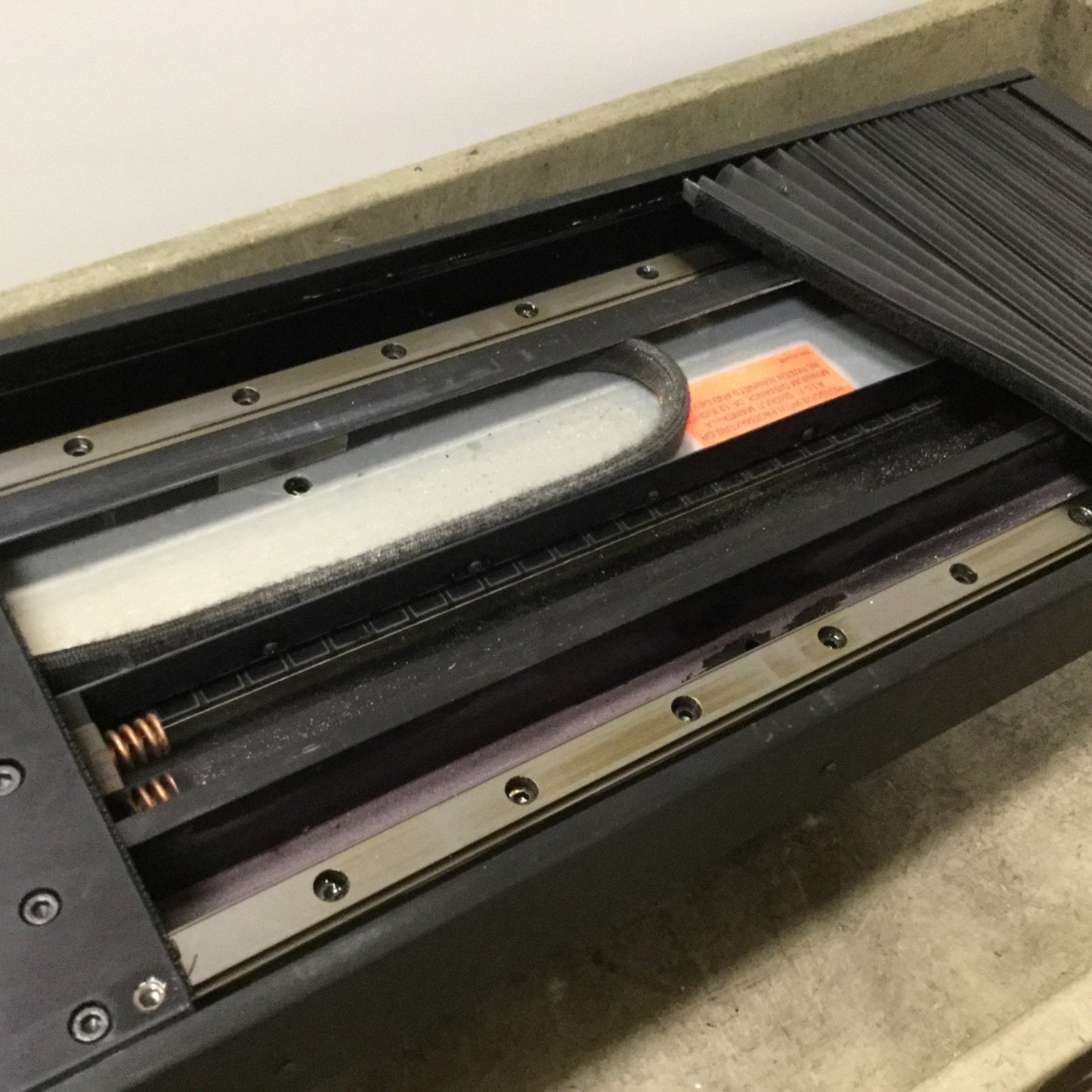 Used Anorad 97038-3PT-MODE Linear Motor Travel: 450mm, 235mm x 235mm Stage, W/ Cables