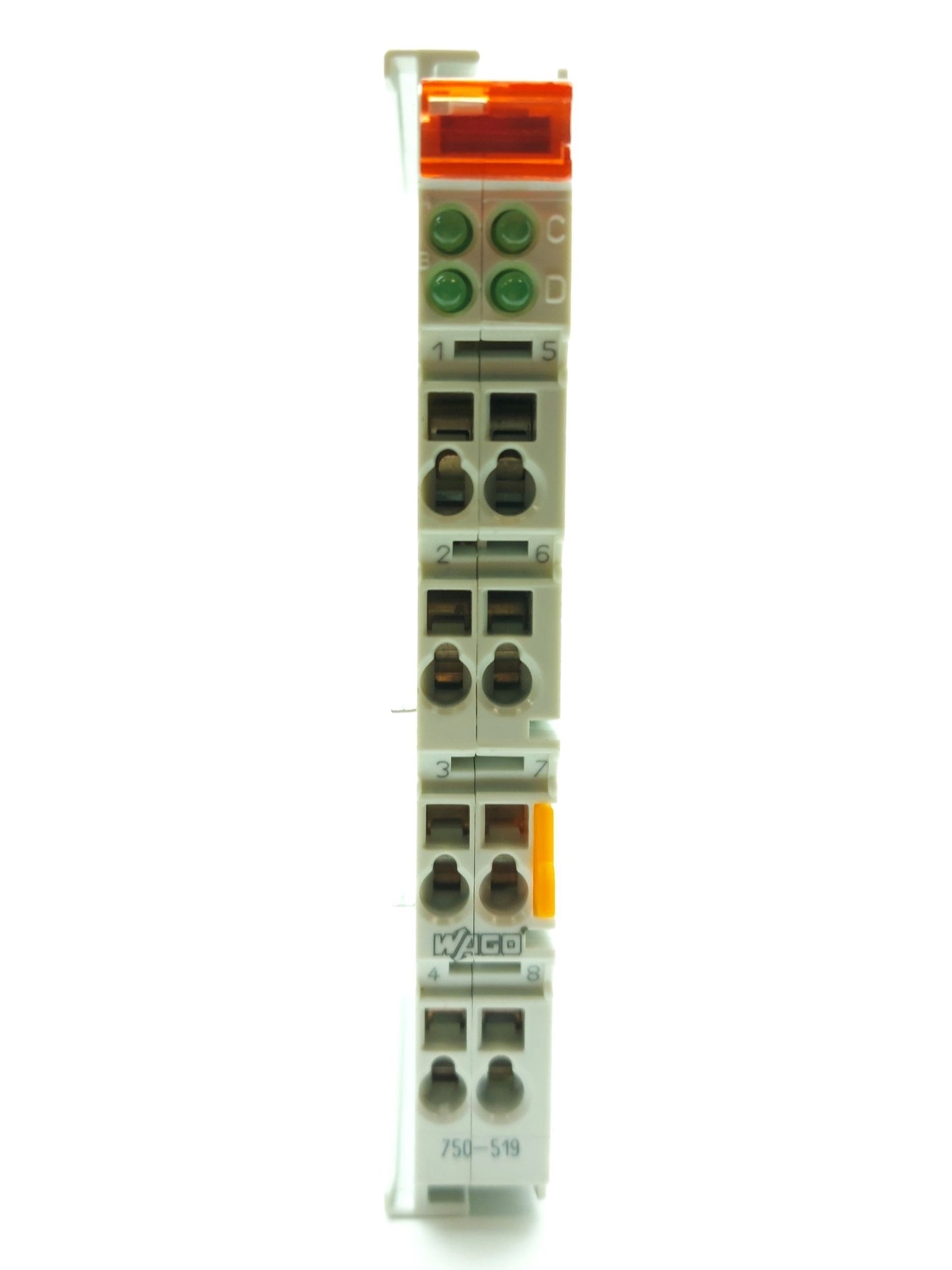 Used WAGO 750-519 Digital Output Module, 4 Outputs, for 750-377, 5VDC 20mA