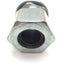 Used Crouse Hinds Panel Mount Cord Grip, 1" NPT Male, Rubber Gland 3/4" ID