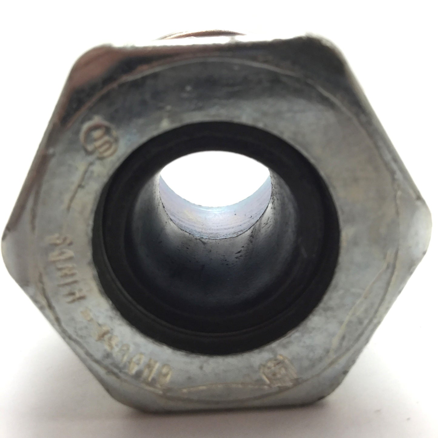 Used Crouse Hinds Panel Mount Cord Grip, 1" NPT Male, Rubber Gland 3/4" ID