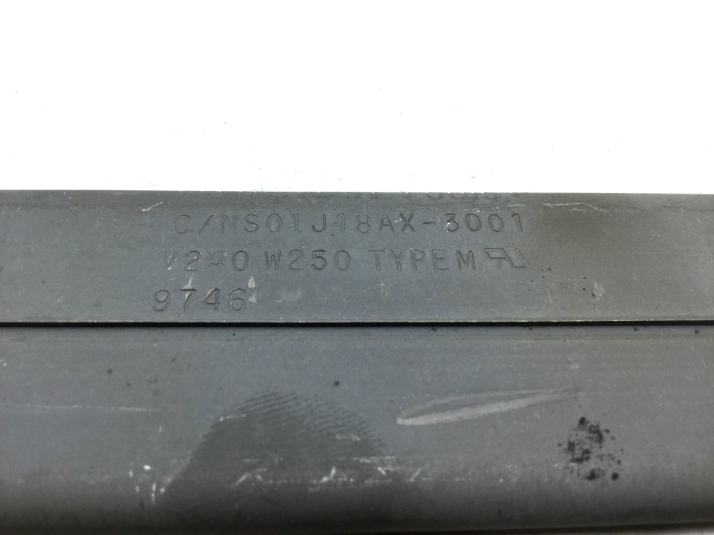 Used Watlow NS01J18AX-3001 Clamp On Heater, 240V 250 Watts, L: 18", W: 1.5"