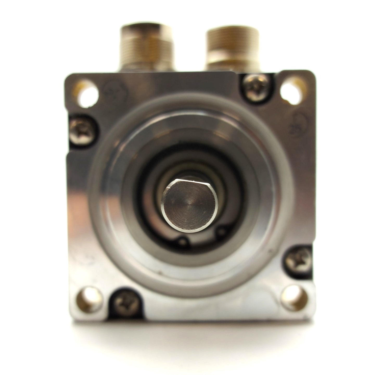 Used Parker BE231DJ-FPSN Brushless Servo Motor, 3/8" Shaft, 78on-in, 340VDC, NEMA 23
