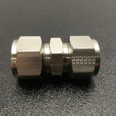 New Tylok SS-10-DU 5/8" Stainless Steel Dual Ferrule Compression Fitting Tube Union