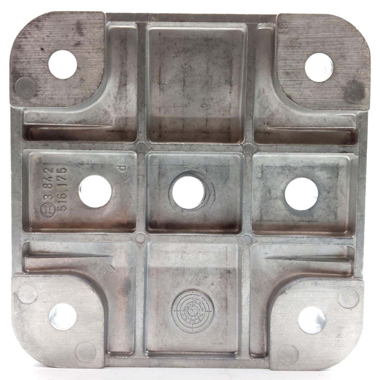Used Lot of 2 Bosch 3842516175 Extrusion Base Plate, Feet/Wheels, 135 x 135 x 15mm