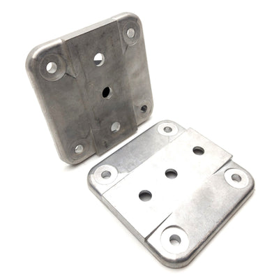 Used Lot of 2 Bosch 3842516175 Extrusion Base Plate, Feet/Wheels, 135 x 135 x 15mm