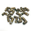 Used Lot of 15 Parker Prestolok 90° Elbow Swivel Fitting, 3/8" Push Connect 3/8" NPT