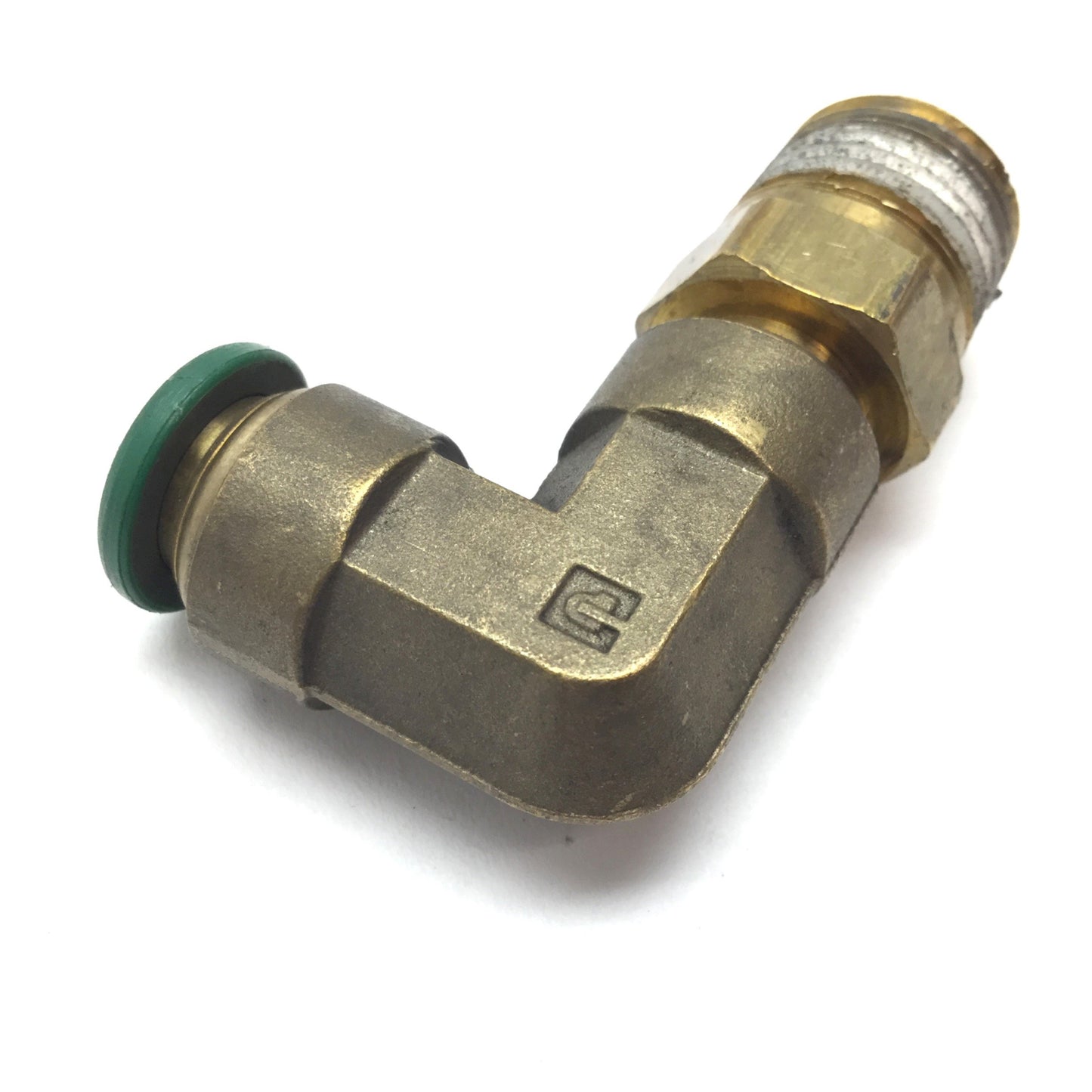 Used Lot of 15 Parker Prestolok 90° Elbow Swivel Fitting, 3/8" Push Connect 3/8" NPT