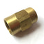 Used 1" Female NPT Brass Flow Regulator Restrictor Orifice, Non-Valved, 20 GPM Rate