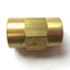 Used 1" Female NPT Brass Flow Regulator Restrictor Orifice, Non-Valved, 20 GPM Rate