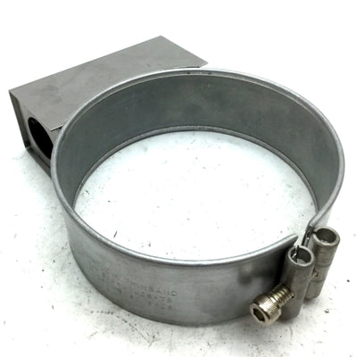 Used Watlow STB4J1J26-TB Nozzle Heater Thinband, 240V 780W ID: 4.5" OD: 4.8" W: 1.52"