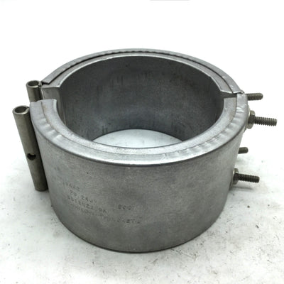 Used Watlow STB3N2J10A Nozzle Heater Band, 120/240V 900W ID: 4" OD: 5" W: 2.5"