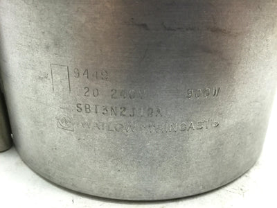 Used Watlow STB3N2J10A Nozzle Heater Band, 120/240V 900W ID: 4" OD: 5" W: 2.5"