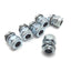 Used Lot of 6 Cord Grip Cable Gland, 3-Cable Plug, 5mm Diameter Cable Holes, 1/2" NPT