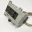 Used Manifold with 2 SMC Solenoid Valves, VQ4100-5, VQ4300-5, 5-Port, 24VDC Coil