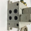 Used Manifold with 2 SMC Solenoid Valves, VQ4100-5, VQ4300-5, 5-Port, 24VDC Coil