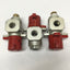 Used Lot of 3 Clippard MMSV-3QQ Pressure Relief Valve with Lockout, 3-Port, 1/4 NPT
