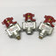 Used Lot of 3 Clippard MMSV-3QQ Pressure Relief Valve with Lockout, 3-Port, 1/4 NPT
