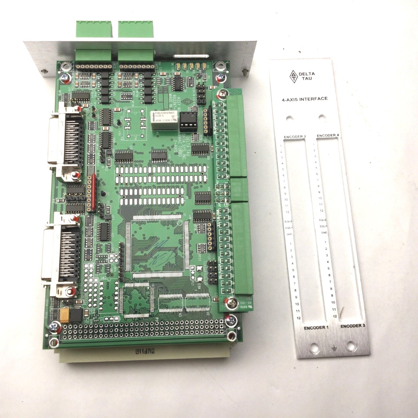 Used Delta Tau UMAC TURBO 2-Axis Analog ASSY 603397-104 4-Axis Interface With Panel