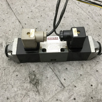 Used Arburg Bosch 4WE 6 E67-53/BG24NK4/T07 4-Way Directional Control Solenoid Valve