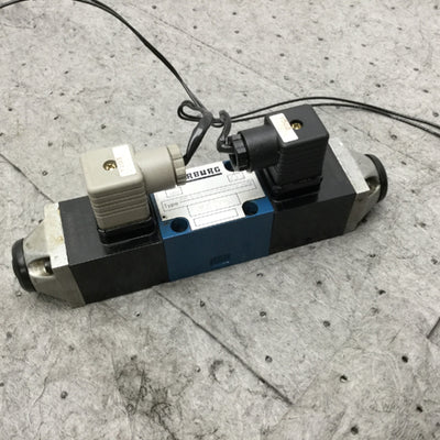 Used Arburg Bosch 4WE 6 U18-53/BG24NK4/T07 4-Way Directional Control Solenoid Valve