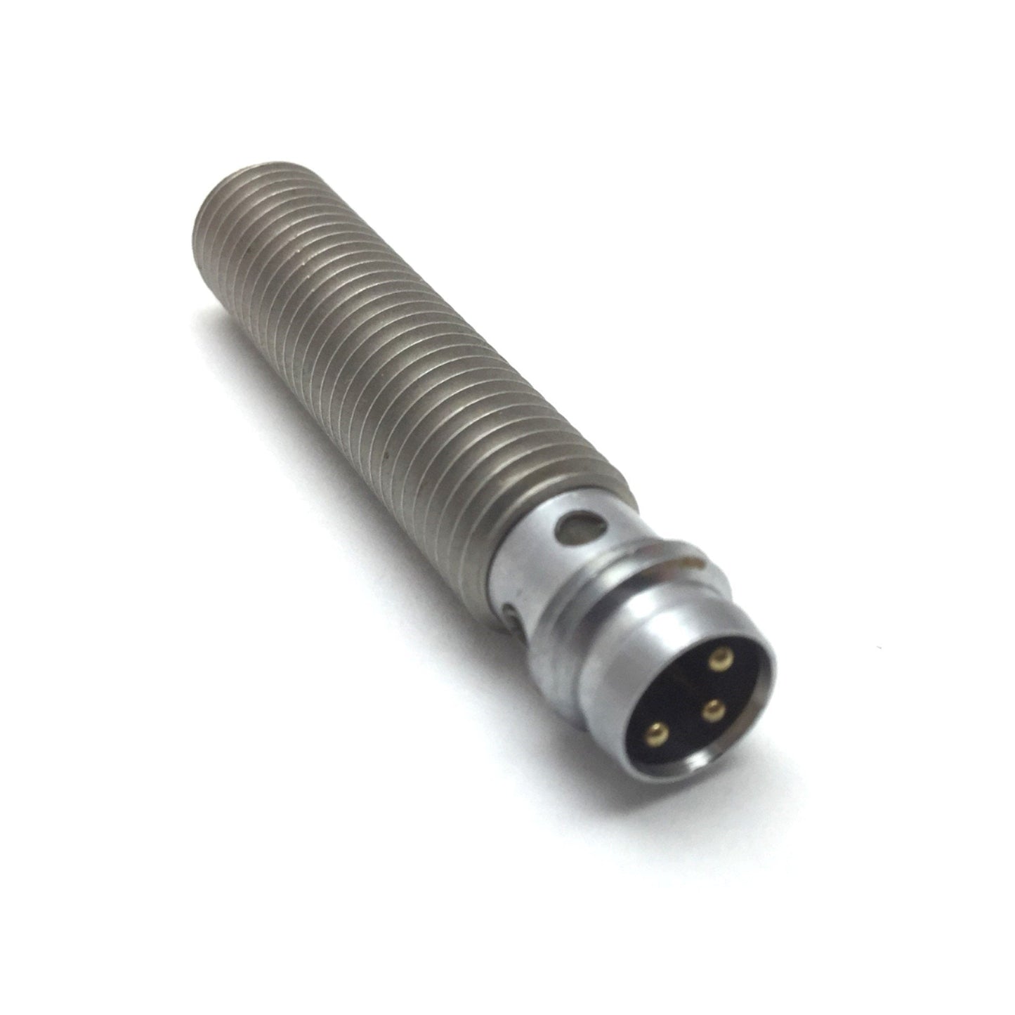 Used Turck 46725 Inductive Proximity Sensor, M8x1 3-Pin, NPN, Voltage: 10-30VDC