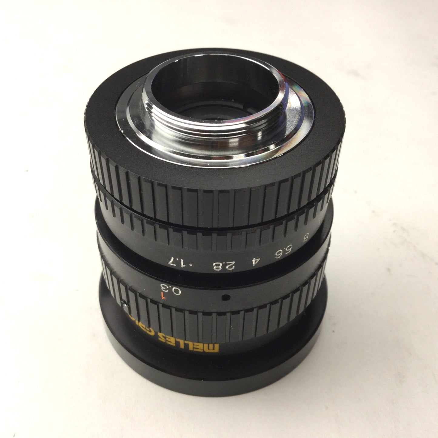 Used Melles Griot 59LGC535 Invaritar Telecentric Gauging Machine Lens .3-5m, f/1.7-22