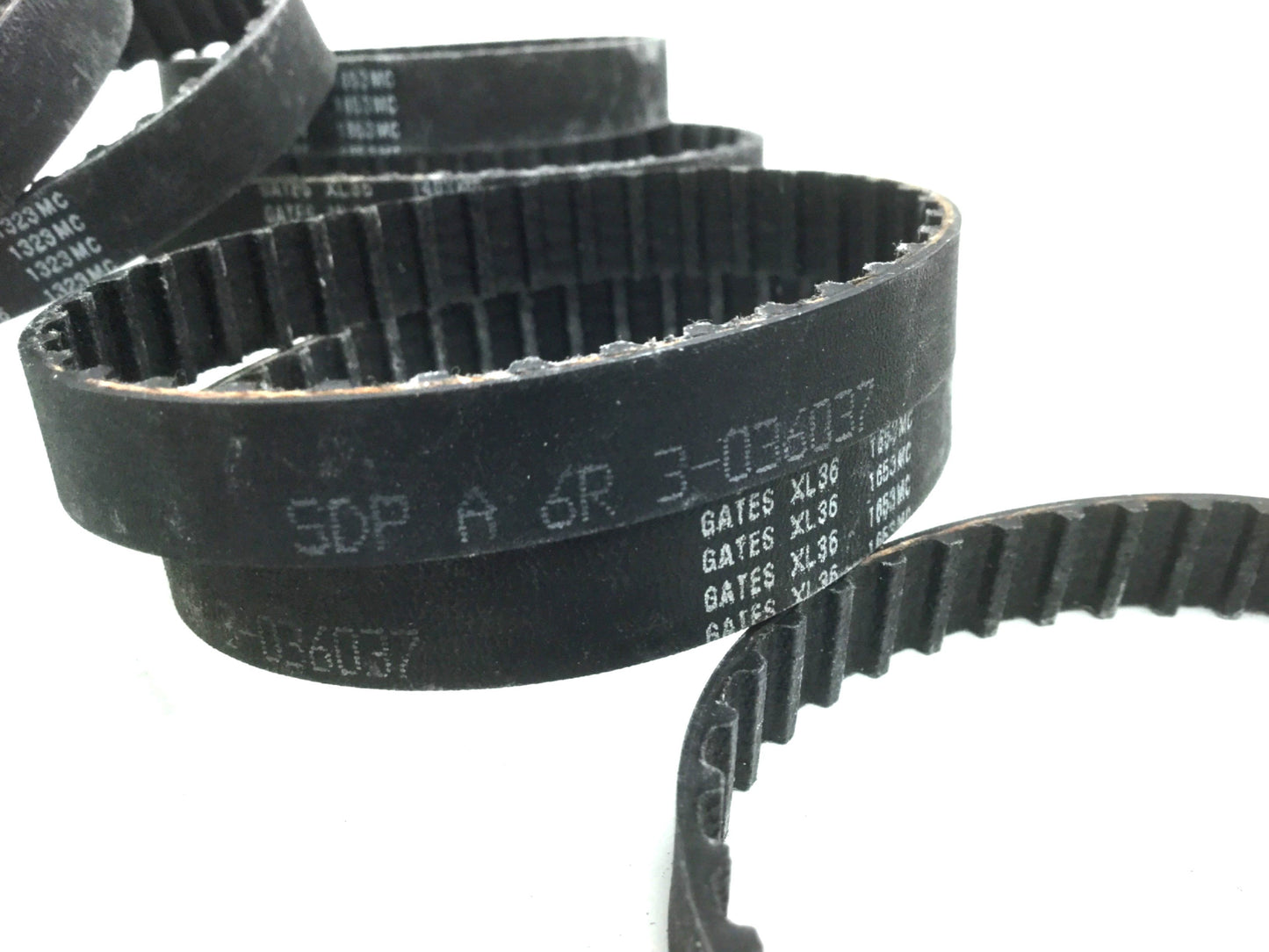 New Lot of 9 New Gates SDP XL36 Timing Belt 36 Teeth W: 0.375" L: 7.2" A 6 3-036037