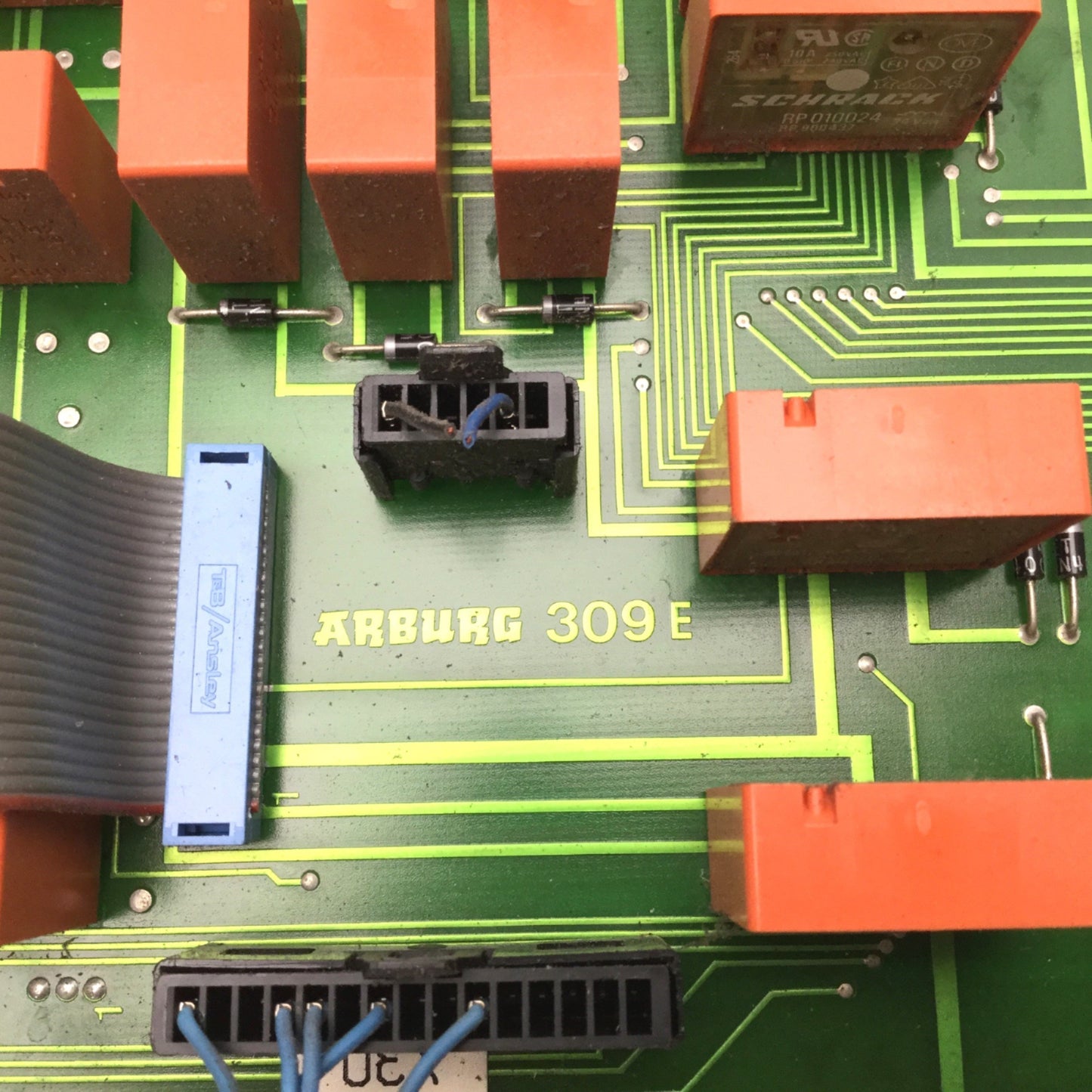 Used ARBURG Dialogica S-N 59.963 NR.00130 ARB 309E Relay Board 170 CMD 150-45