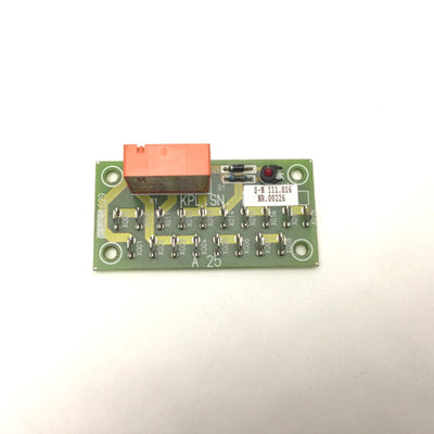 Used ARBURG Dialogic S-N 111.816 NR.00010 ARB 629 Circuit Board With SCHRACK Relay