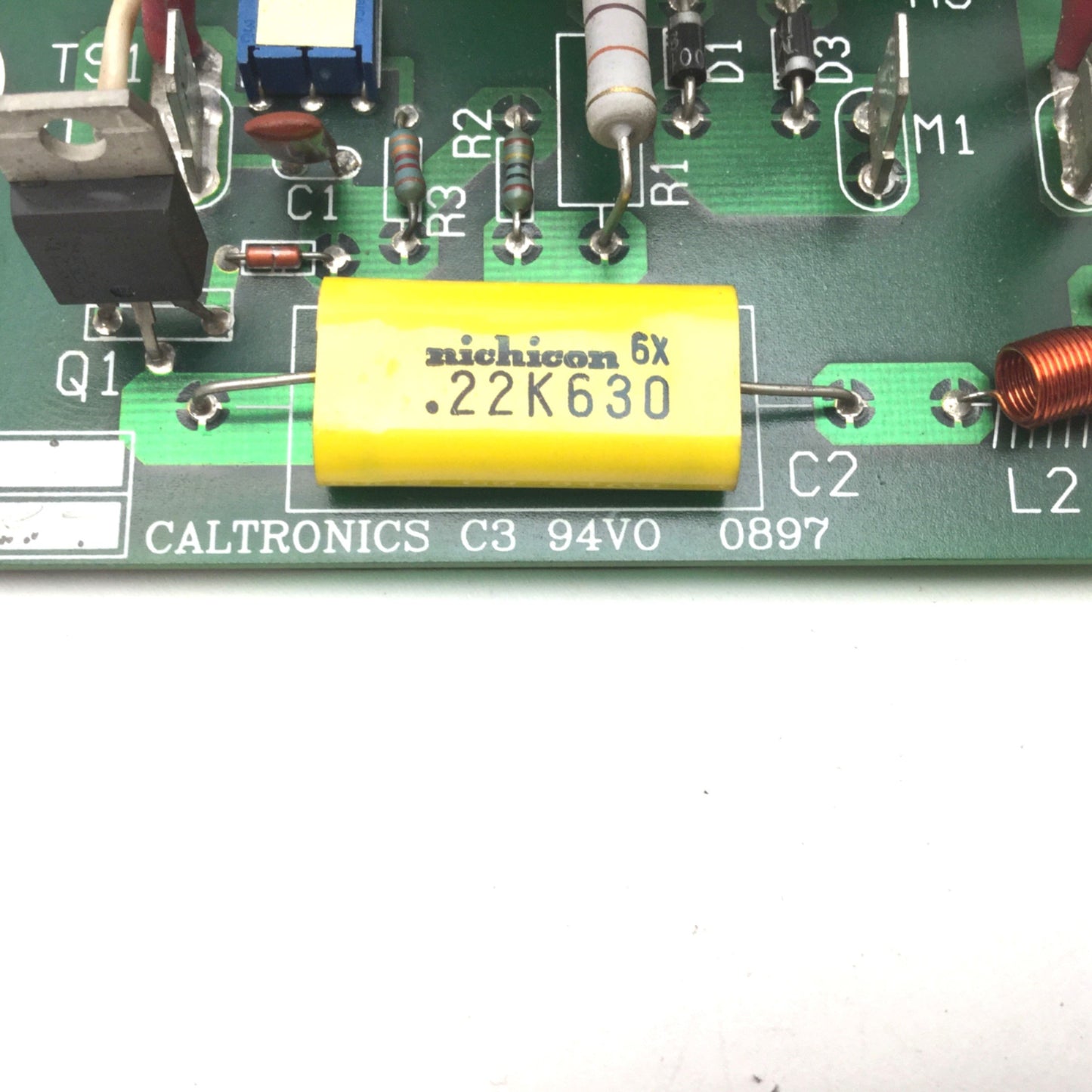 Used OLEC Caltronics 64MV414V00 CE 94V0 0897 J-Trigger PCB Assembly