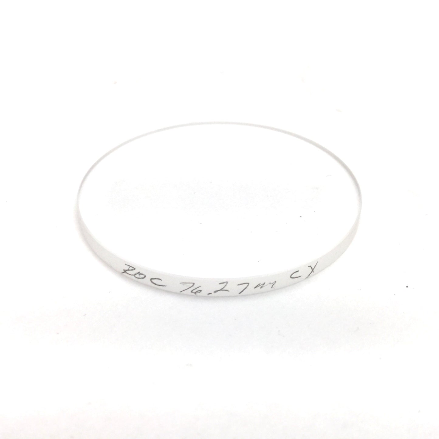 Used Plano-Convex Converging Laser Lens Diameter: 38mm, Housing Thread: 2-1/4-19
