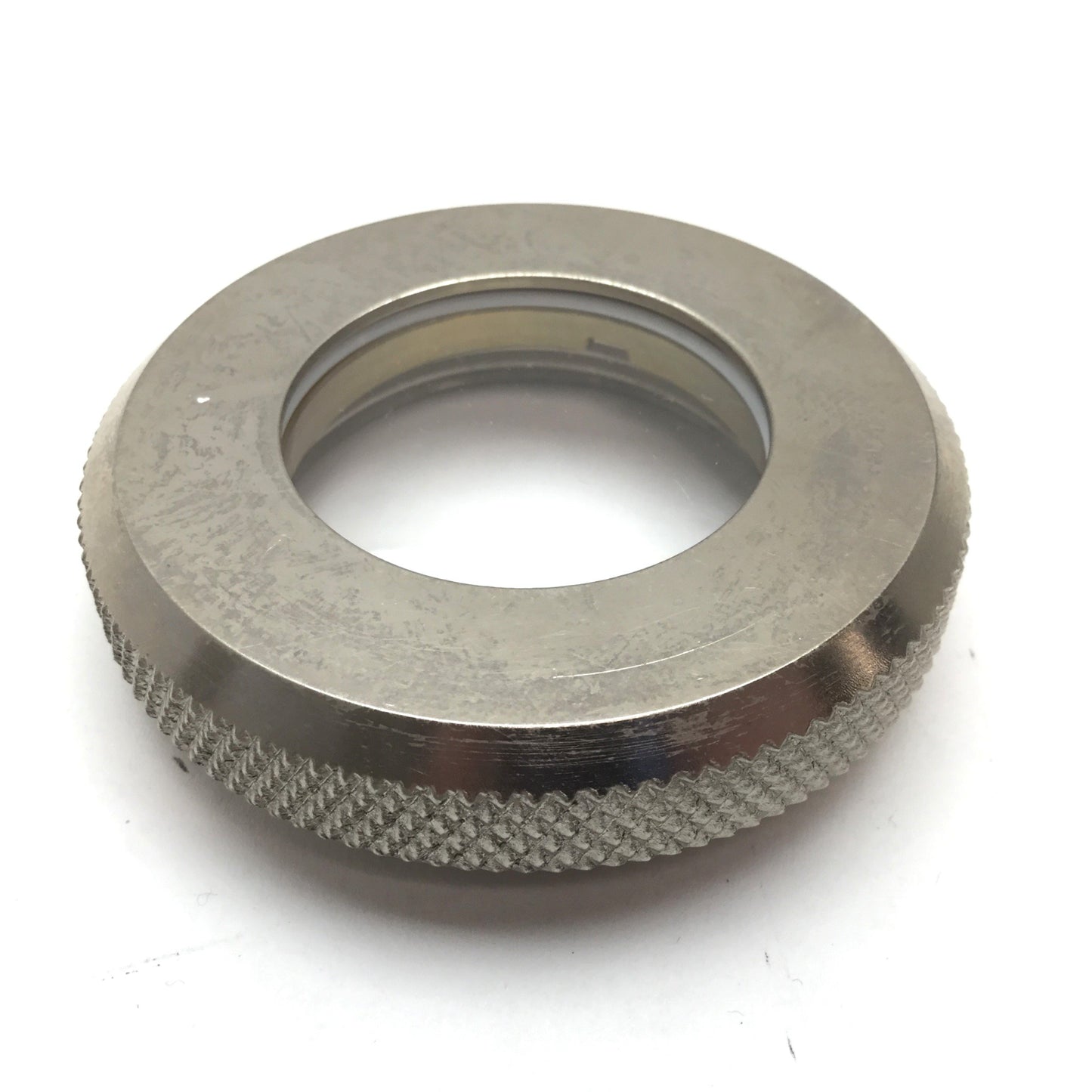 Used Plano-Convex Converging Laser Lens Diameter: 38mm, Housing Thread: 2-1/4-19