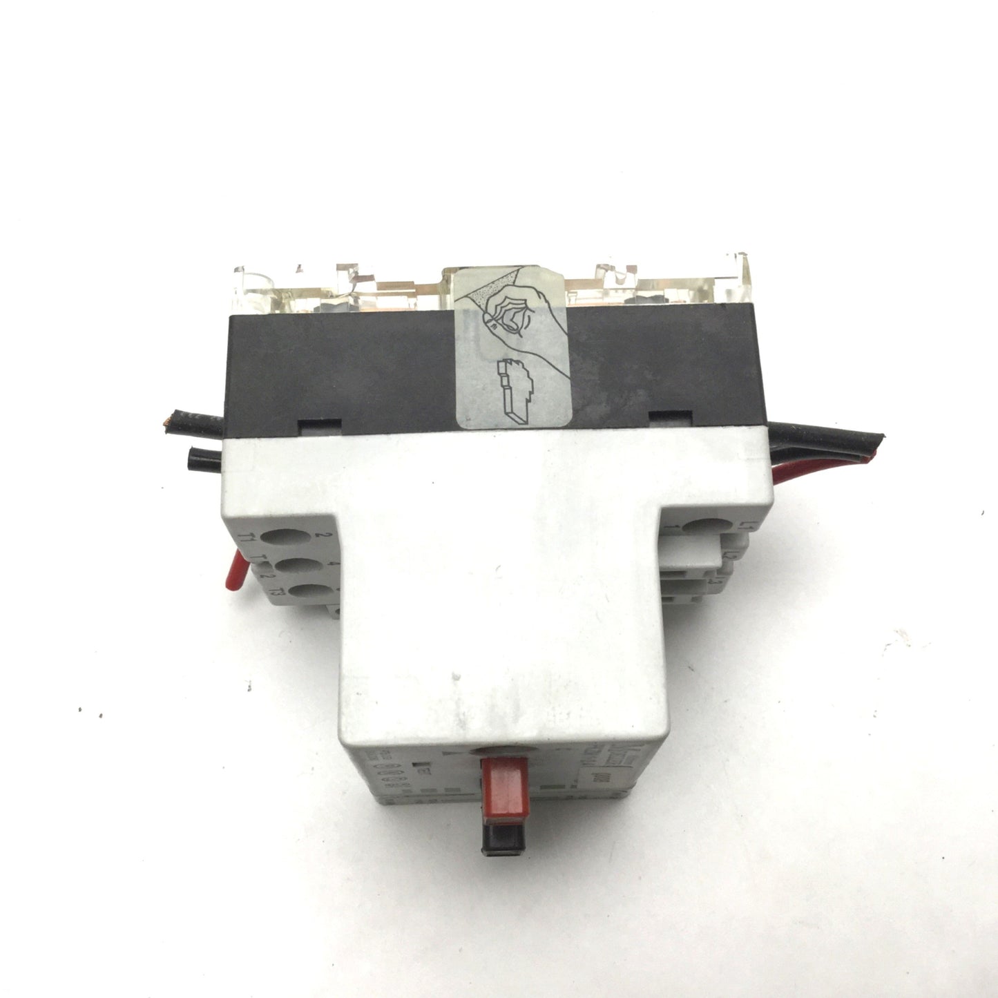 Used Klockner Moeller PKZM 1-2.4 Thermal Magnetic Circuit Breaker W/NHI10 Aux Contact