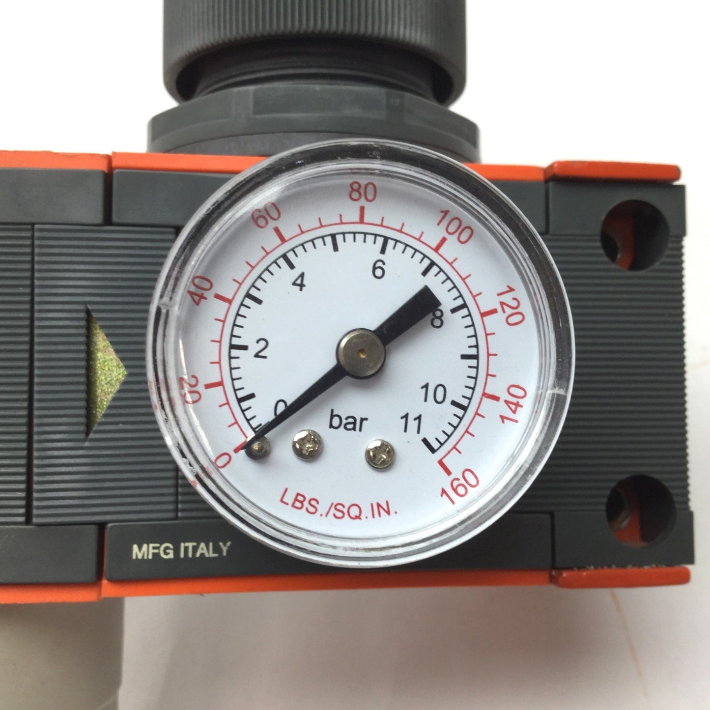 Used Metal Work D 200 Depurator with REG 200 Regulator, Ports: 1/4" NPT, 0-120psi
